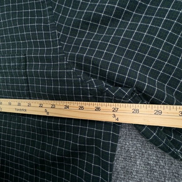 Brooks Brothers Cotton Button Up Long Sleeve Green Check Flannel 2XL Regent - Picture 6 of 12
